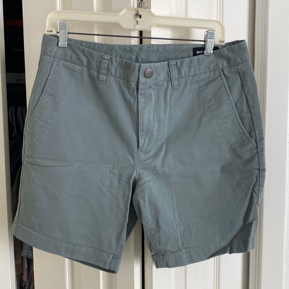 Bonobos Stretch Washed Chino Shorts | Slim | Fern